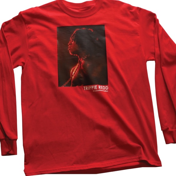 Red Trippie Redd Long Sleeve - Picture 1 of 1